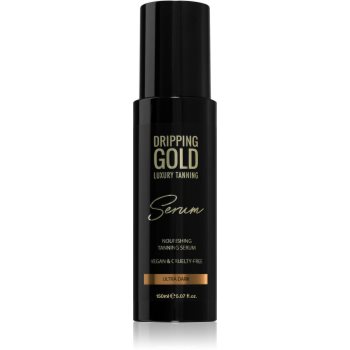 Dripping Gold Luxury Tanning Serum produs bronzare corp si fata - imagine 2